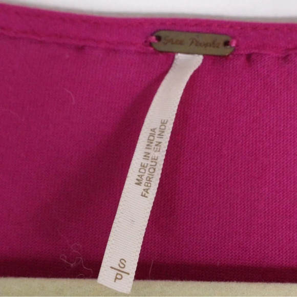 : Free People Beaded Embellished Square Neck Top - Size Small - Picture 3 of 8